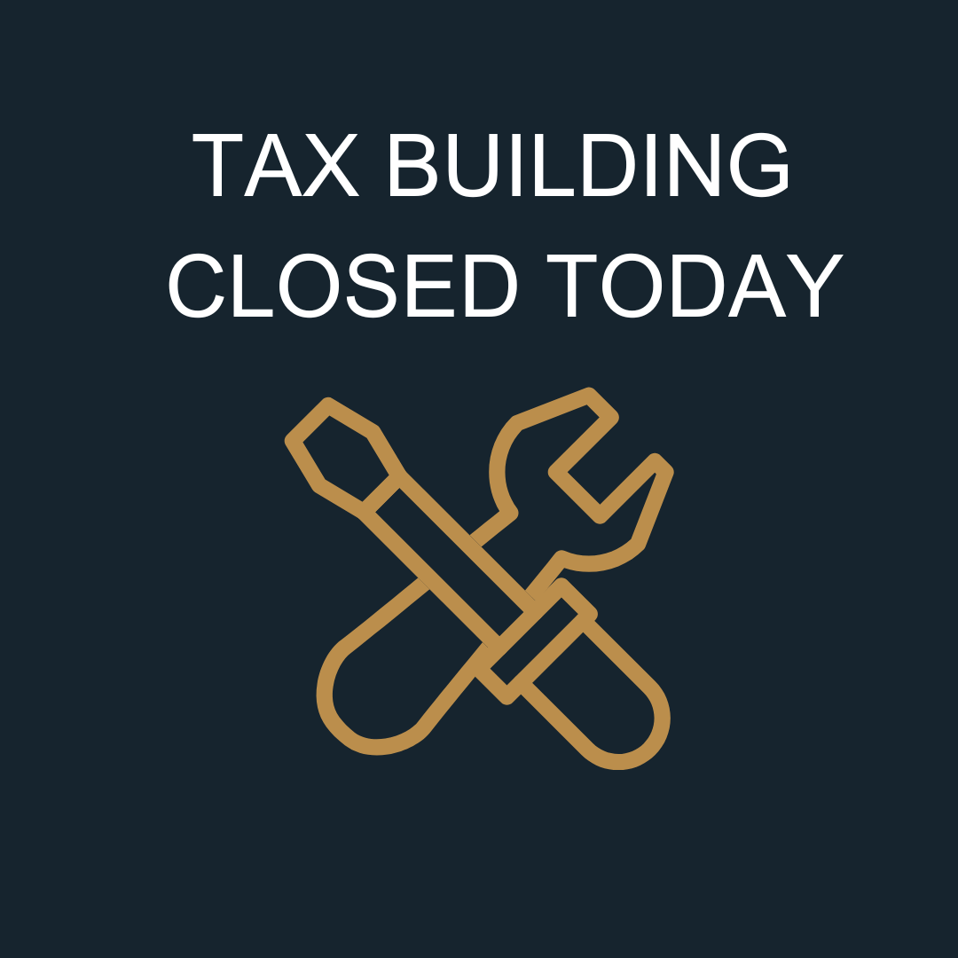 Tax Building Closed