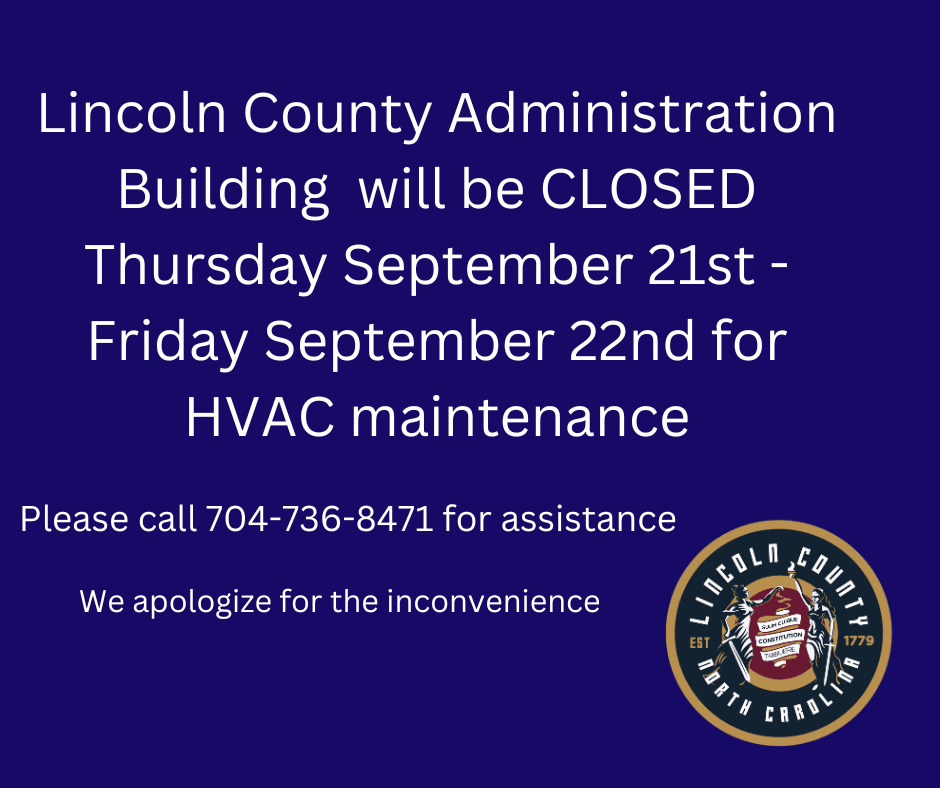 Lincoln County Admin Building Closed for maintenance 
